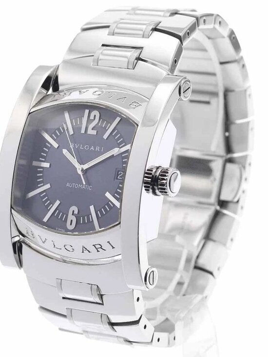 BVLGARI Assioma AA48S Date Gray Dial Automatic Men\'s Watch_950171 main image 4